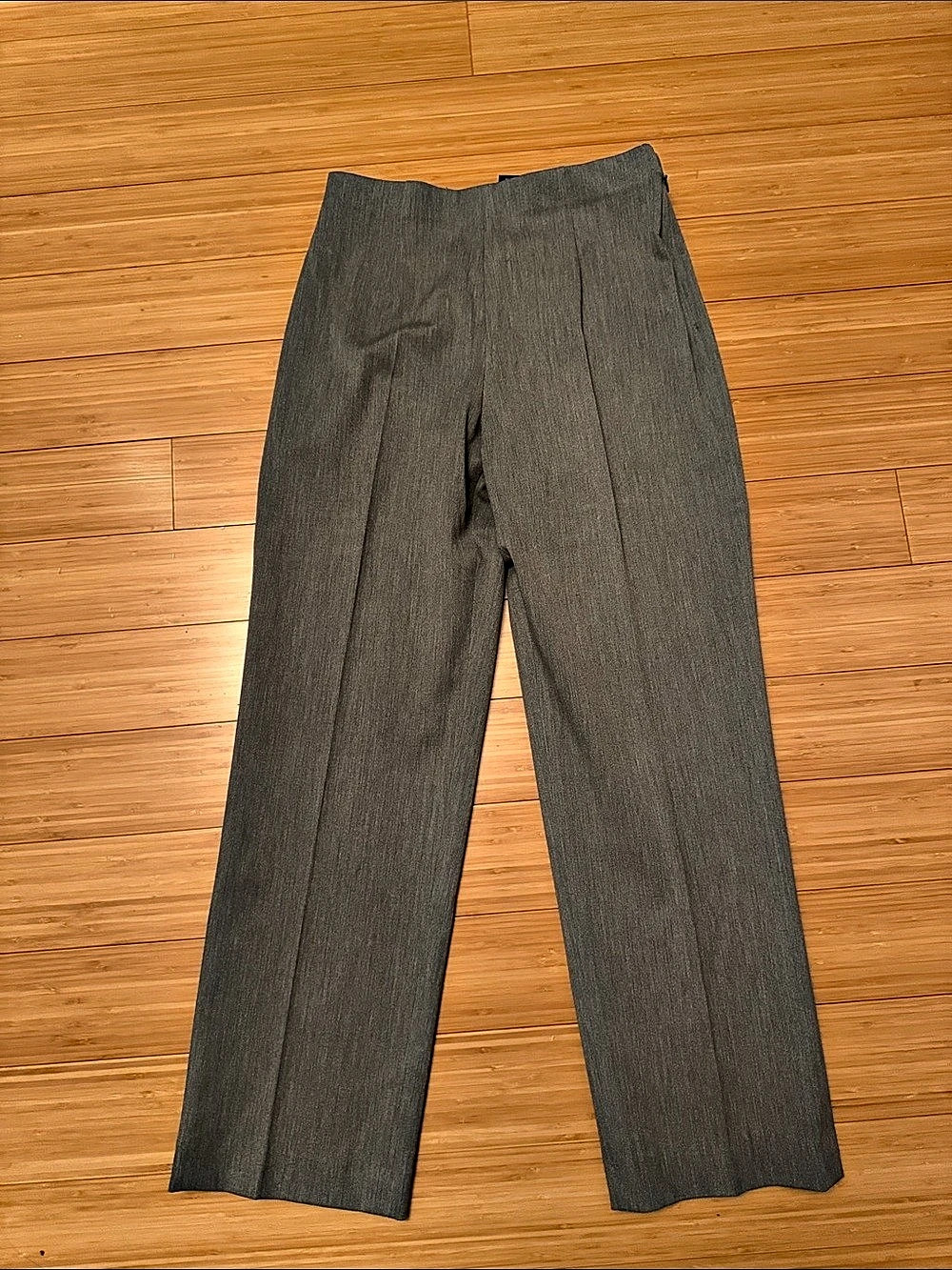 Fabrizio Gianni Gray Straight-Leg Trousers NWT